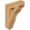 Ekena Millwork Olympic Arts & Crafts Rough Sawn Bracket, Western Red Cedar, 6"W x 24"D x 28"H BKT06X24X28OLY03RWR - alternate 1